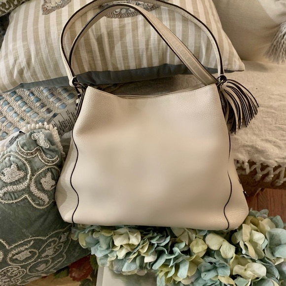 🤍🦄Coach Bandana Rivets Edie31 Shoulder Bag Chalk White F55544 MSRP $450.00 - Picture 10 of 16